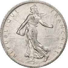 Frankrijk, Semeuse, Franc, 1912, Paris, ZF+, Zilver, KM:844.1, Gadoury:467
