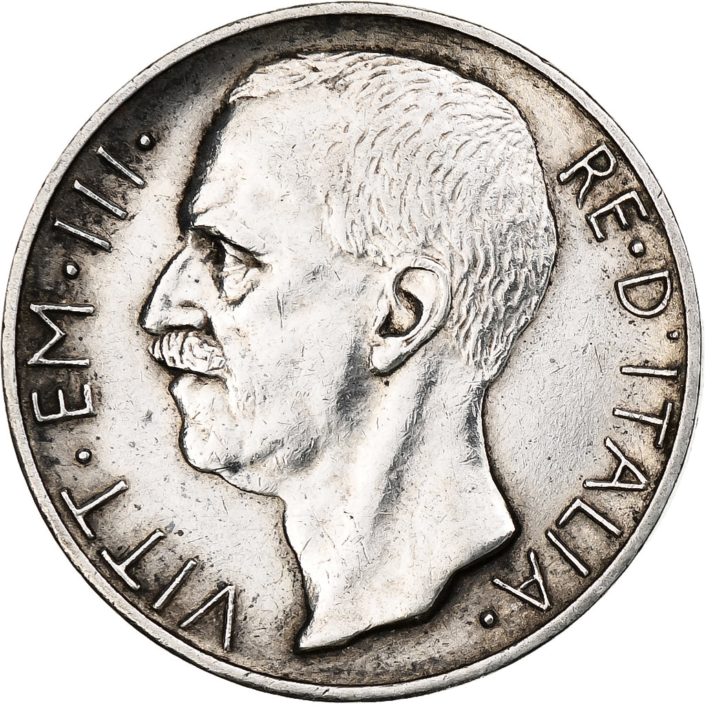 Italy, Vittorio Emanuele III, 10 Lire, 1927, Rome, MS(60-62), Silver, KM:68.2