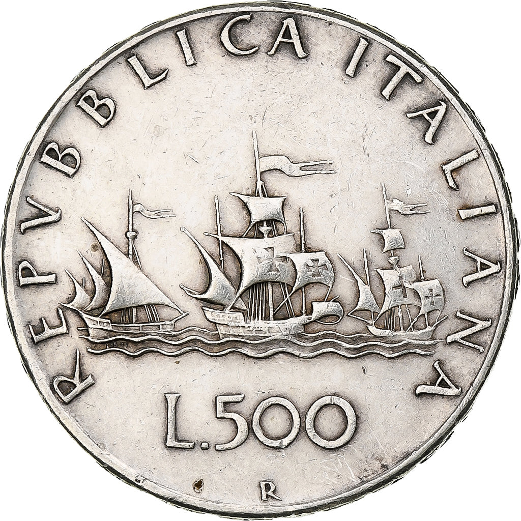 Italy, 500 Lire, 1966, Rome, EF(40-45), Silver, KM:98