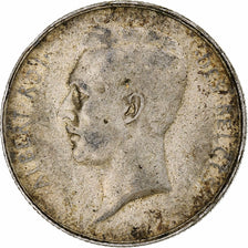 Bélgica, Albert I, 2 Francs, 2 Frank, 1912, BC+, Plata, KM:74