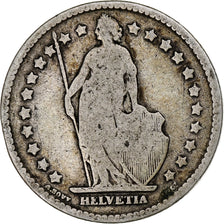 Switzerland, Franc, 1880, Bern, Silver, F(12-15), KM:24