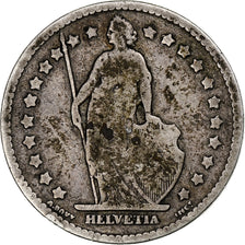Switzerland, Franc, 1880, Bern, Silver, VF(20-25), KM:24