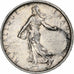 Francja, 5 Francs, Semeuse, 1968, Paris, Srebro, AU(50-53), Gadoury:770, Le