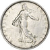 France, 5 Francs, Semeuse, 1968, Paris, Silver, MS(60-62), Gadoury:770, Le