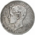 Espanha, Alfonso XIII, 5 Pesetas, 1898, Madrid, Prata, VF(30-35), KM:707
