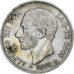 Spain, Alfonso XII, 5 Pesetas, 1885, Madrid, Silver, EF(40-45), KM:688