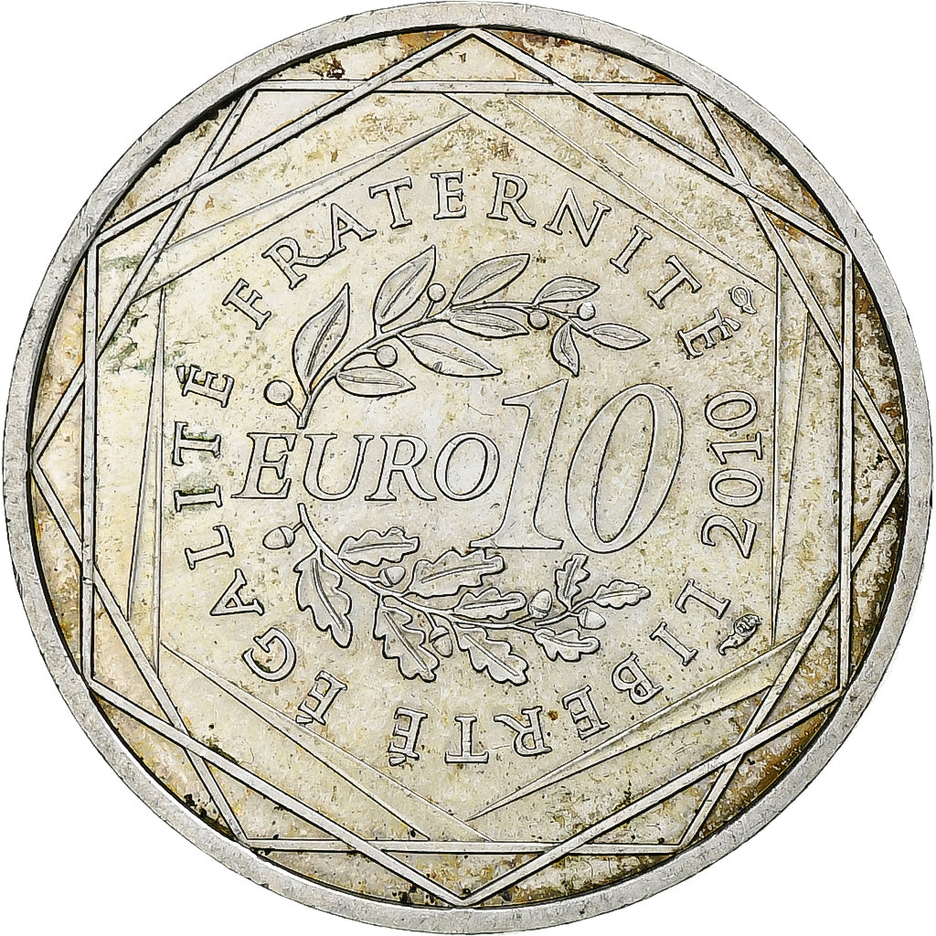 Francia, 10 Euro, Bretagne, 2010, Argento, SPL-, KM:1648