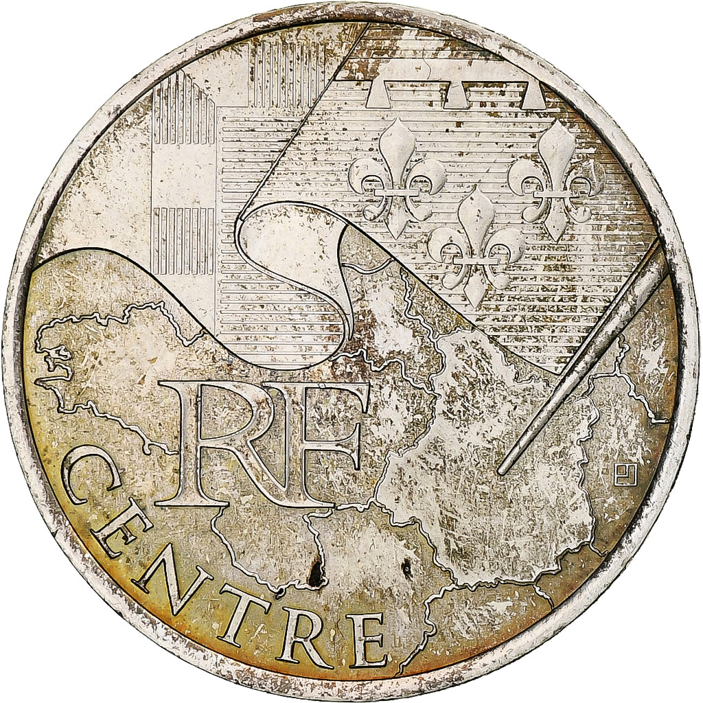 France, 10 Euro, Euros des régions, 2010, Paris, Argent, SUP+, KM:1650