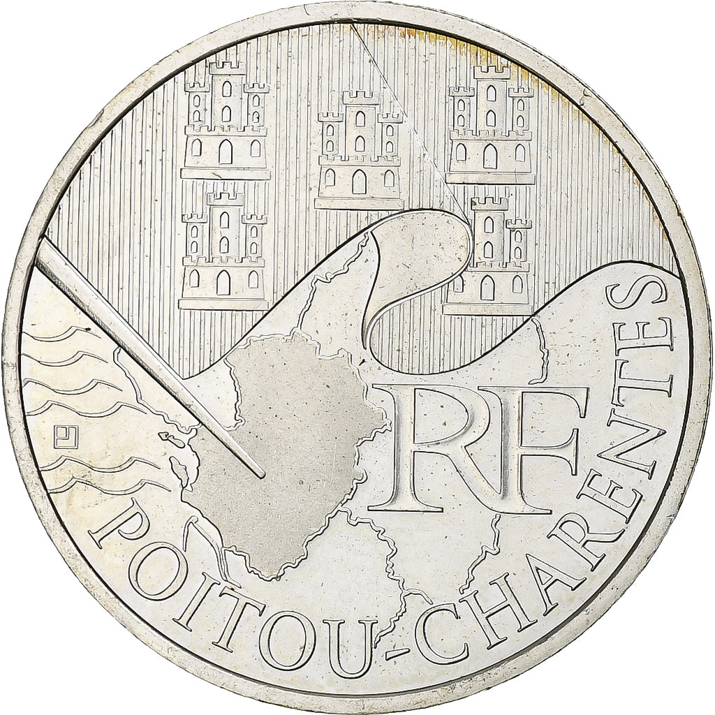Francia, 10 Euro, 2010, Paris, Argento, SPL, KM:1667