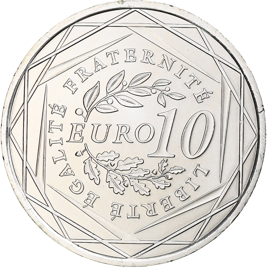 France, 10 Euro, 2009, Silver, MS(65-70), Gadoury:EU337, KM:1580