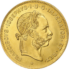 Austria, Franz Joseph I, 4 Florin 10 Francs, 1892, Gold, MS(65-70), KM:2260