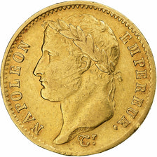Francia, 20 Francs, Napoléon I, 1807, Paris, Oro, MBC, Gadoury:1024, Le