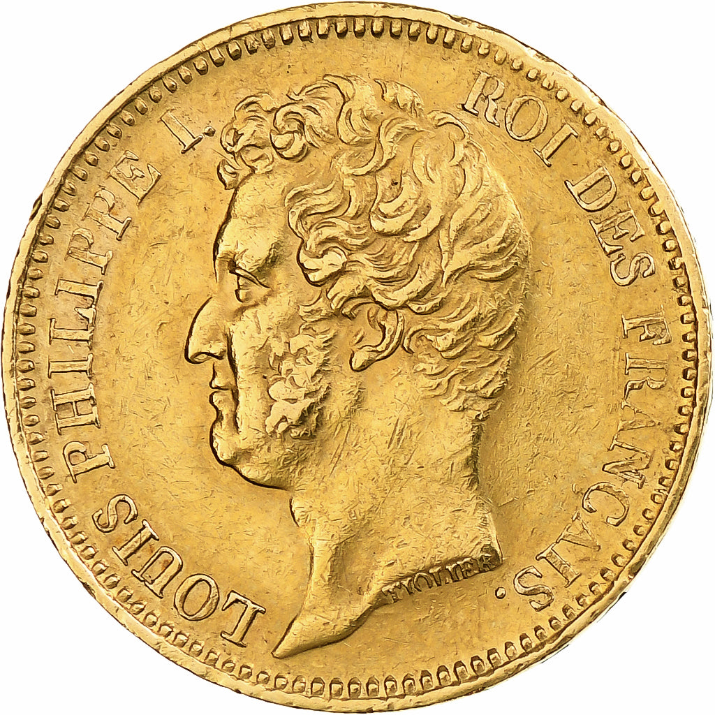 France, Louis-Philippe, 20 Francs, 1831, Paris, Gold, AU(55-58), Gadoury:1030