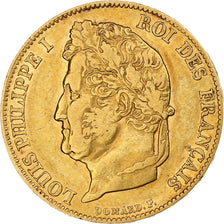 França, 20 Francs, Louis-Philippe, 1839, Paris, Dourado, EF(40-45)