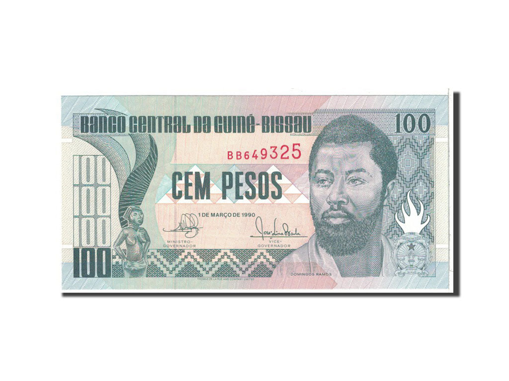 Banknote, Guinea-Bissau, 100 Pesos, 1990, 1960-03-01, KM:11, UNC(65-70)
