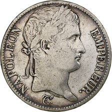 França, Napoleon I, 5 Francs, 1813, Paris, Prata, VF(20-25), Gadoury:584, Le