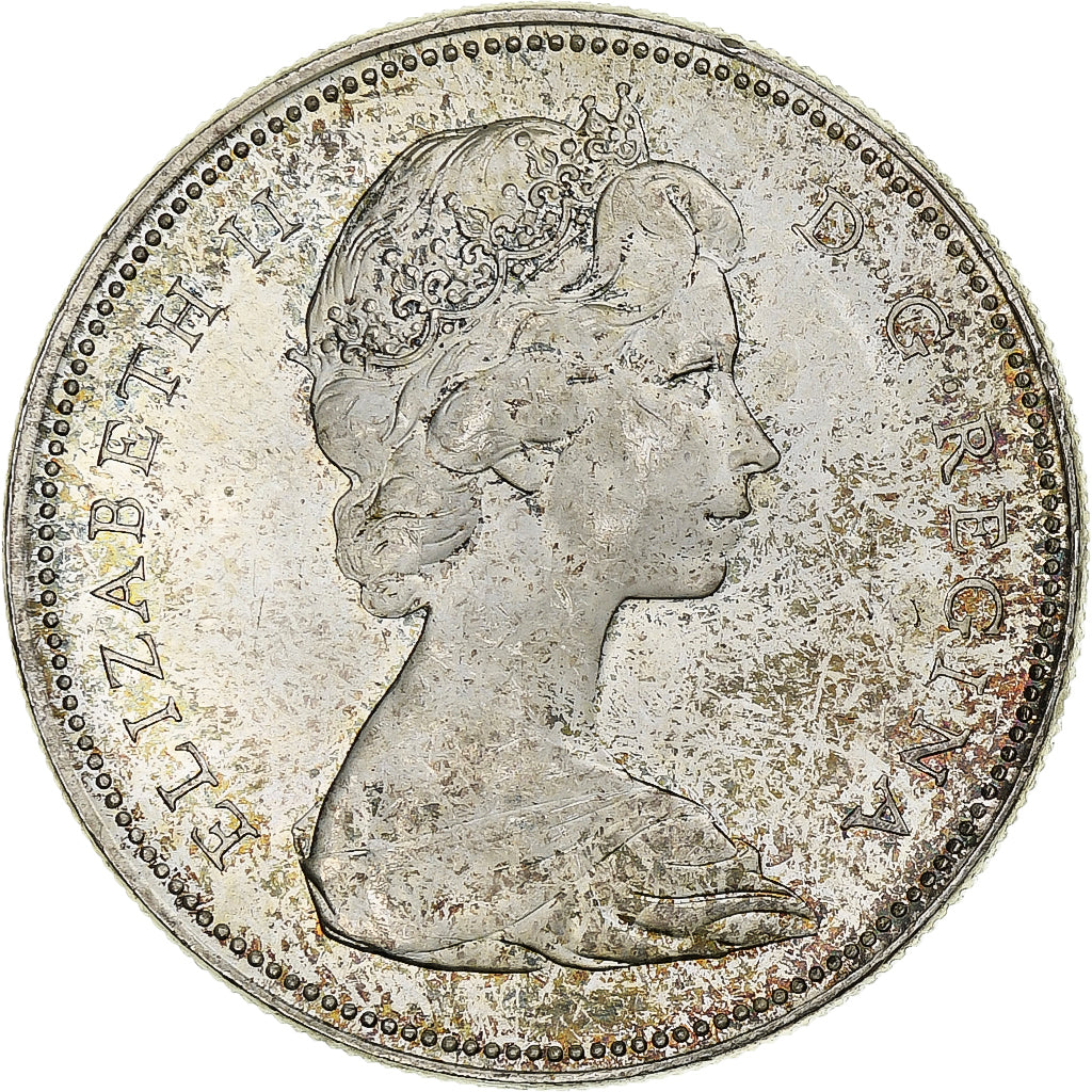 Canada, Elizabeth II, Dollar, 1966, Royal Canadian Mint, Silver, MS(60-62)