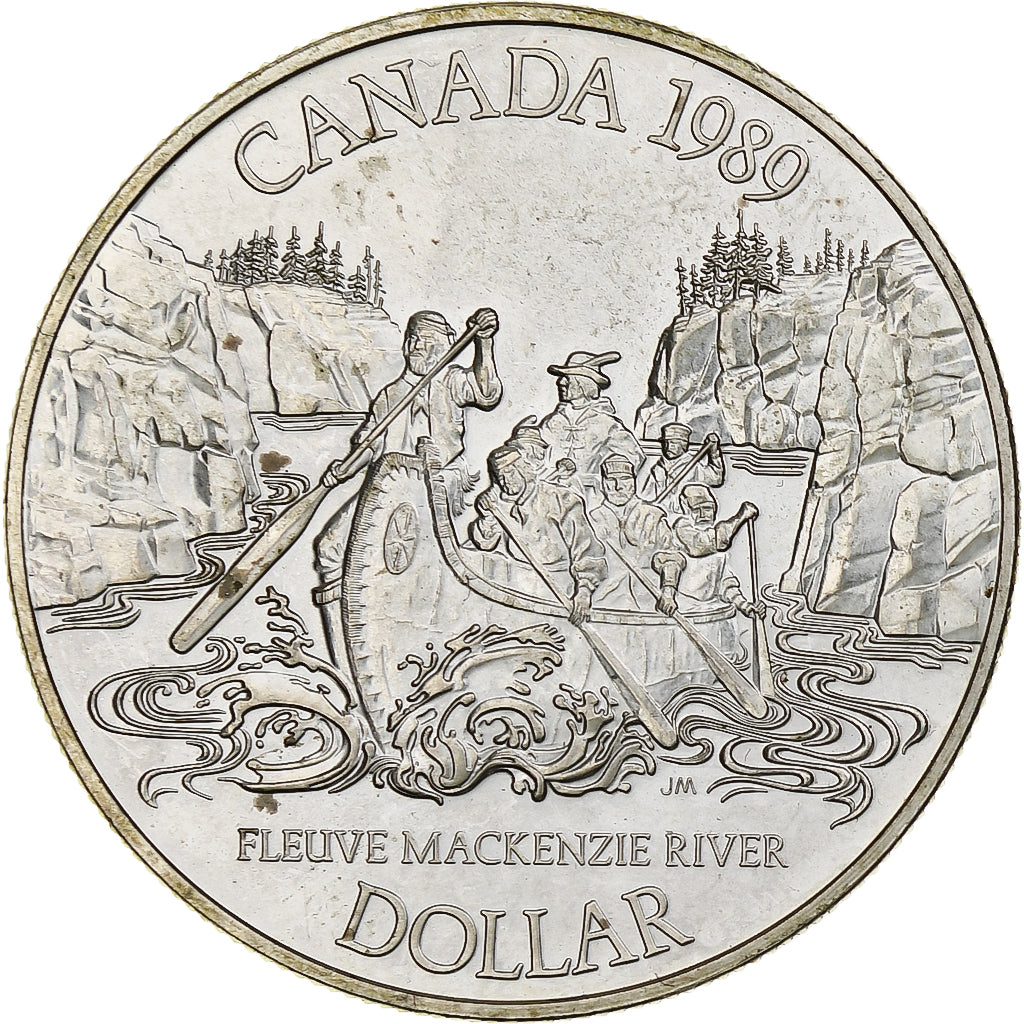 Canada, Elizabeth II, Dollar, 1989, Royal Canadian Mint, Argento, SPL+, KM:168