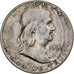 Estados Unidos, Half Dollar, Franklin Half Dollar, 1952, Denver, Plata, MBC
