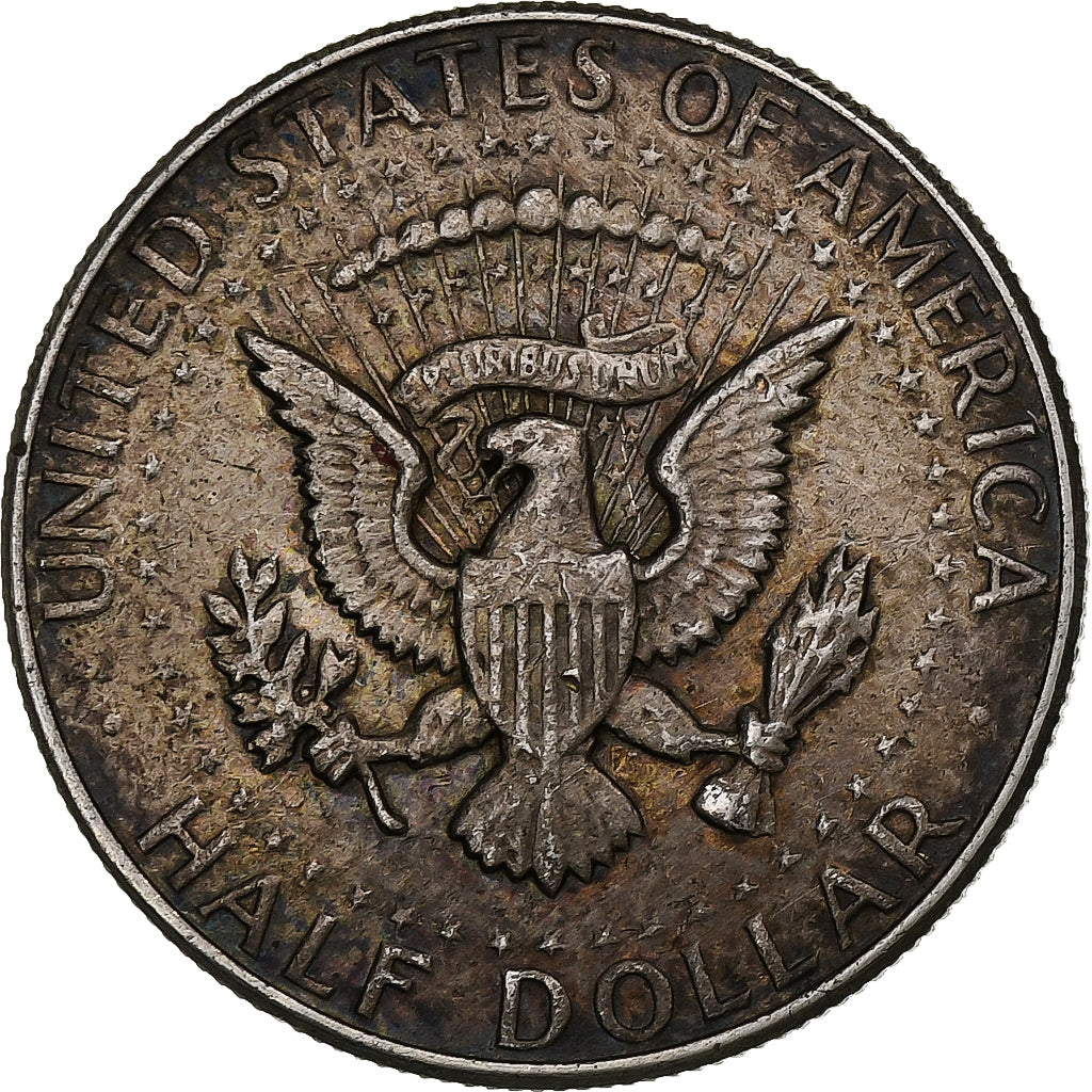 États-Unis, Half Dollar, Kennedy, 1964, Philadelphie, Argent, TTB, KM:202