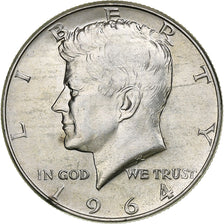 Stati Uniti, Half Dollar, Kennedy, 1964, Philadelphia, Argento, SPL, KM:202