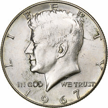 Stati Uniti, Half Dollar, Kennedy Half Dollar, 1967, Philadelphia, Argento