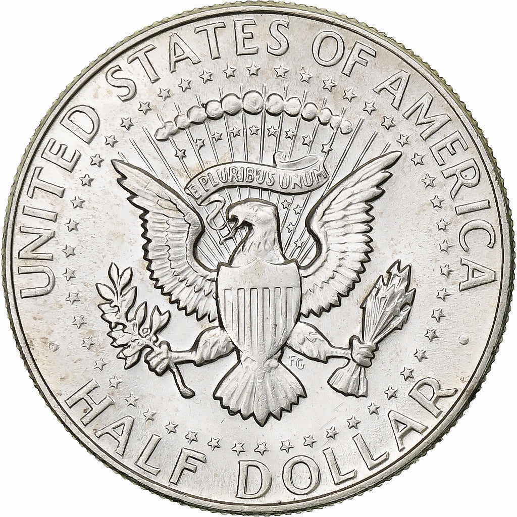 Stati Uniti, Half Dollar, Kennedy Half Dollar, 1967, Philadelphia, Argento, SPL