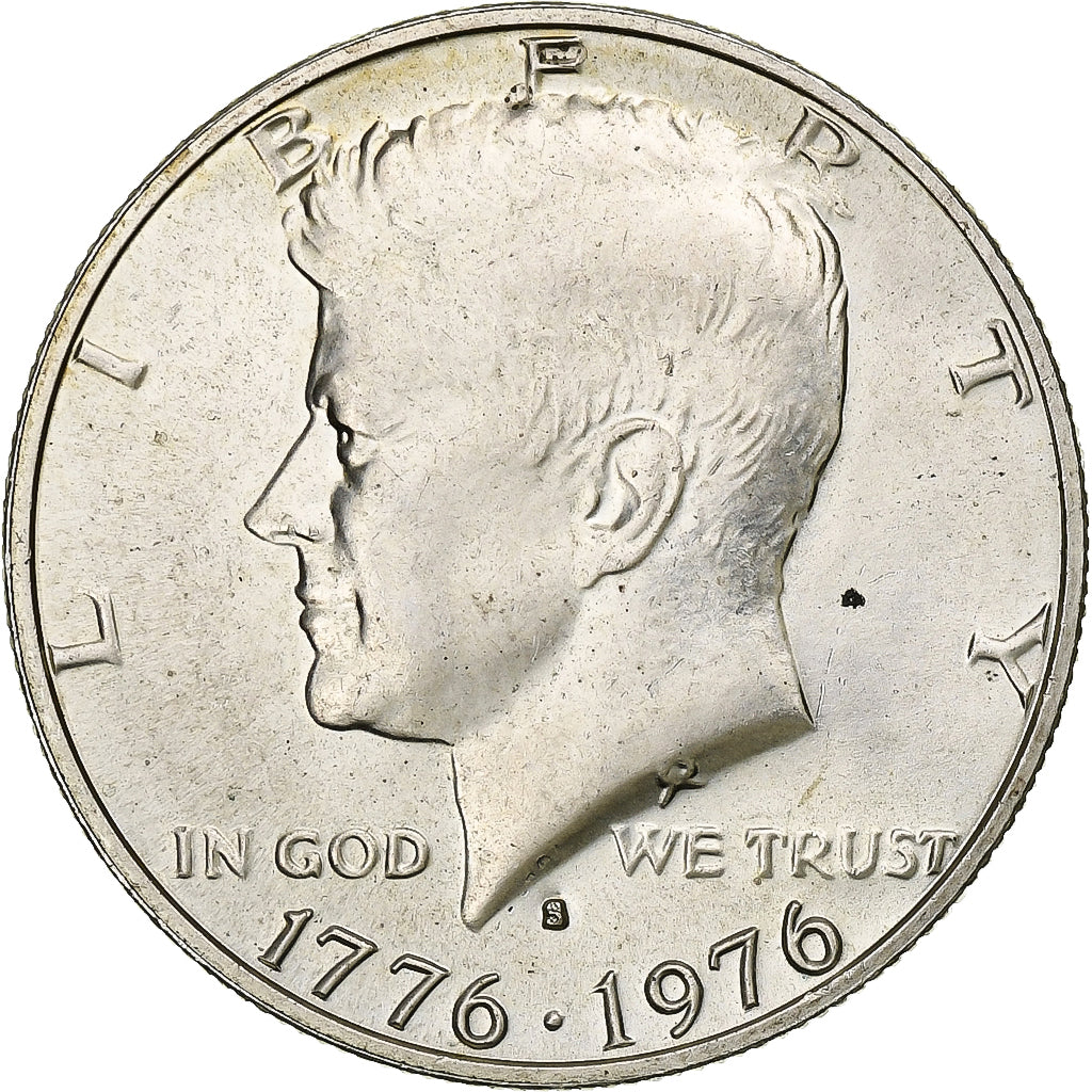 Stati Uniti, Half Dollar, Kennedy, 1976, San Francisco, Argento, SPL