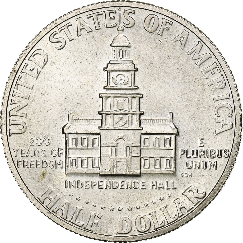 Stati Uniti, Half Dollar, Kennedy, 1976, San Francisco, Argento, SPL