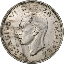 Gran Bretagna, George VI, 1/2 Crown, 1945, Argento, SPL-, KM:856