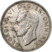 Gran Bretagna, George VI, 1/2 Crown, 1945, Argento, SPL-, KM:856
