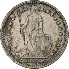 Switzerland, 2 Francs, 1961, Bern, Silver, AU(55-58), KM:21