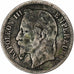 France, Napoleon III, Franc, Napoléon III, 1866, Bordeaux, Silver, F(12-15)