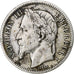 Francia, Napoleon III, Franc, 1866, Paris, Argento, MB, Gadoury:463, Le