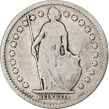 Switzerland, Franc, 1875, Bern, Silver, VG(8-10), KM:24