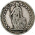 Switzerland, Franc, 1894, Bern, Silver, F(12-15), KM:24