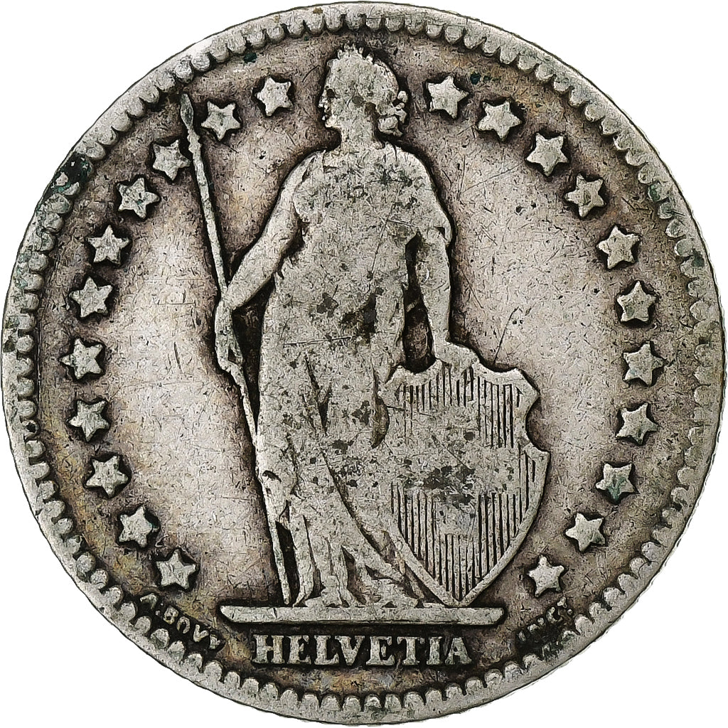 Suisse, Franc, 1894, Bern, Argent, B+, KM:24