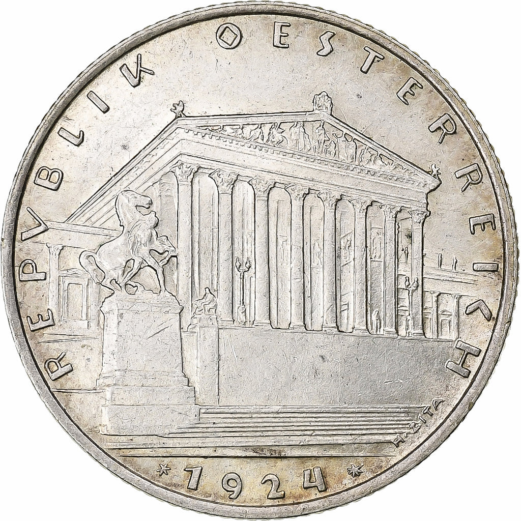 Austria, Schilling, 1924, Argento, SPL-, KM:2835