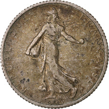 Francja, Franc, Semeuse, 1902, Paris, Srebro, EF(40-45), Gadoury:467, KM:844.1
