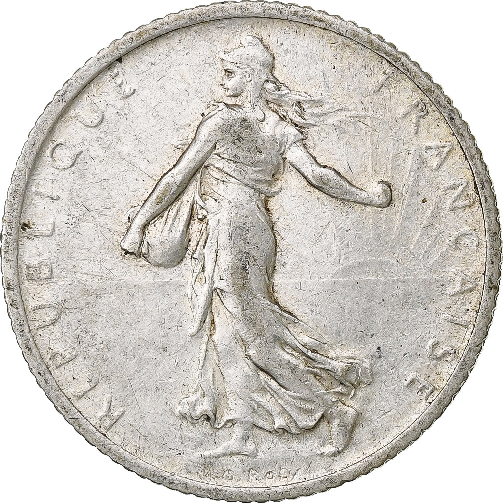 France, Franc, Semeuse, 1911, Paris, Silver, EF(40-45), Gadoury:467