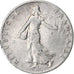 Francia, 50 Centimes, Semeuse, 1902, Paris, Plata, BC+, Gadoury:420, Le
