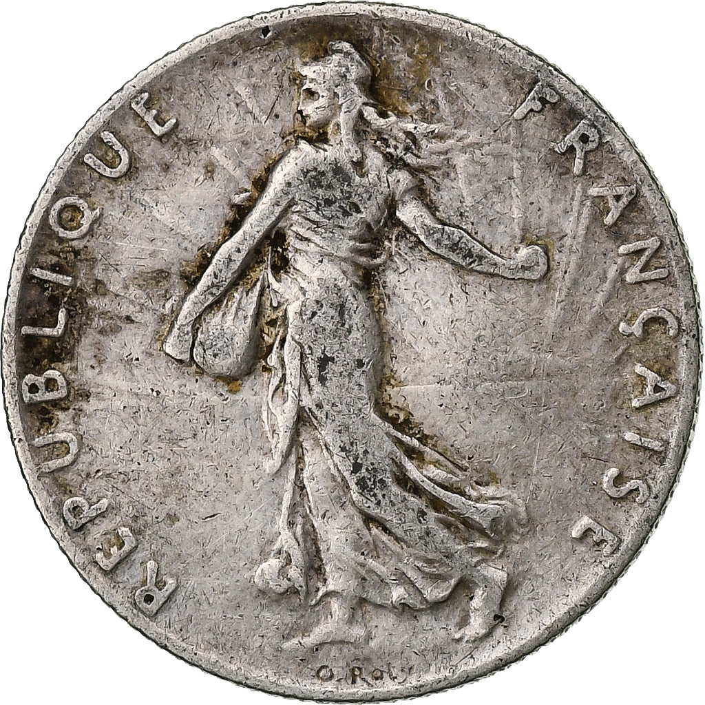 France, 50 Centimes, Semeuse, 1902, Paris, Silver, EF(40-45), Gadoury:420, Le