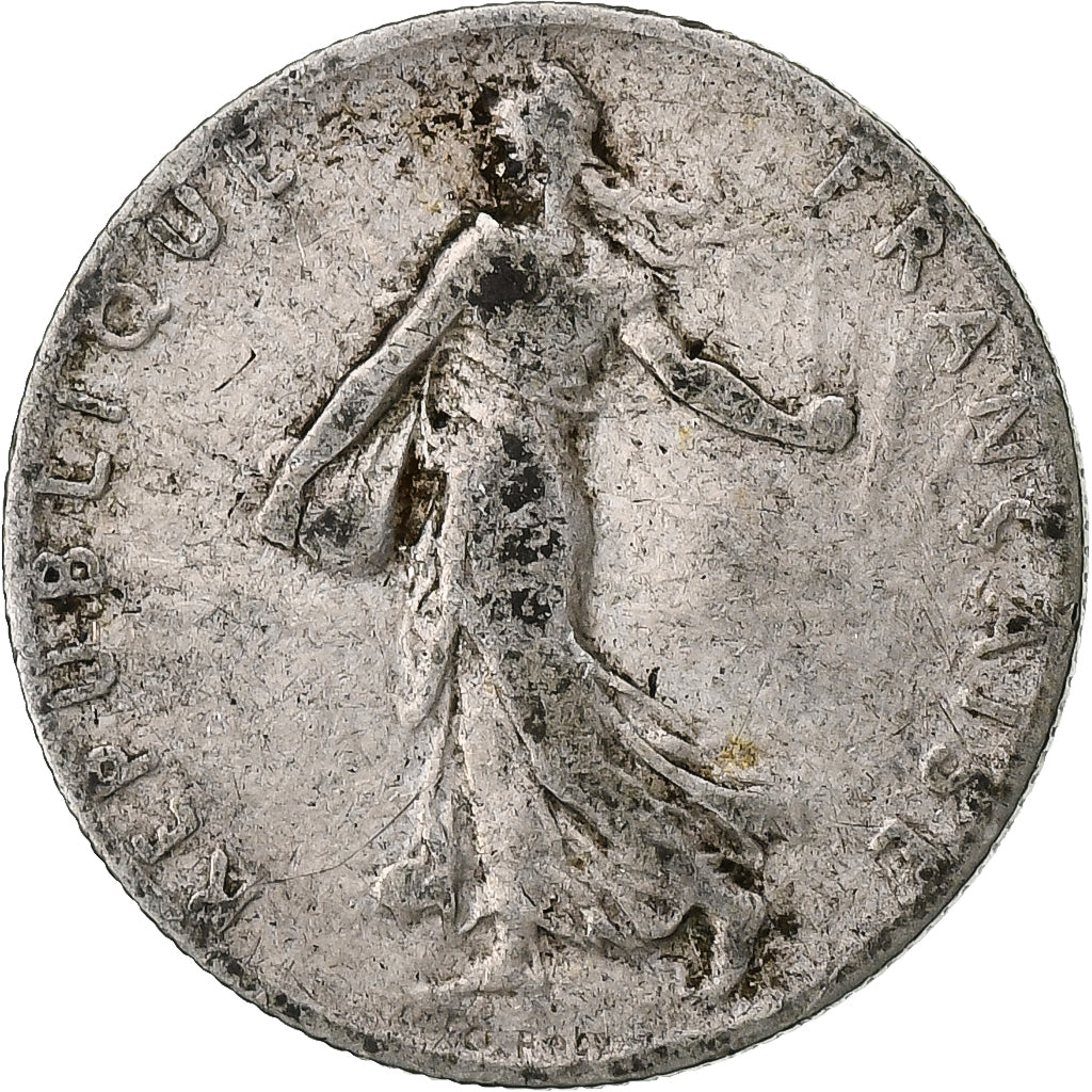 France, 50 Centimes, Semeuse, 1903, Paris, Silver, VF(20-25), Gadoury:420, Le