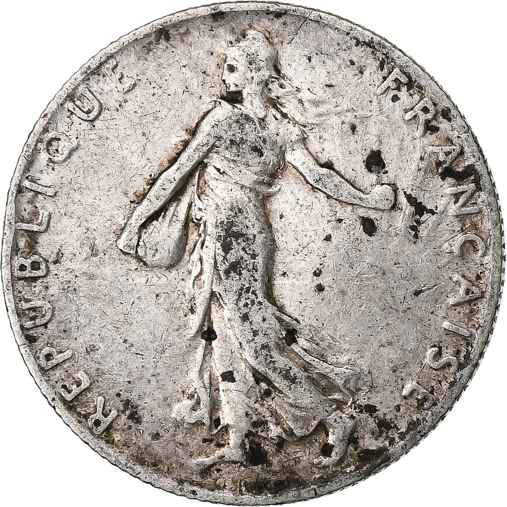 France, 50 Centimes, Semeuse, 1904, Paris, Silver, EF(40-45), Gadoury:420, Le
