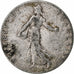 France, 50 Centimes, Semeuse, 1905, Paris, Silver, VF(30-35), Gadoury:420, Le