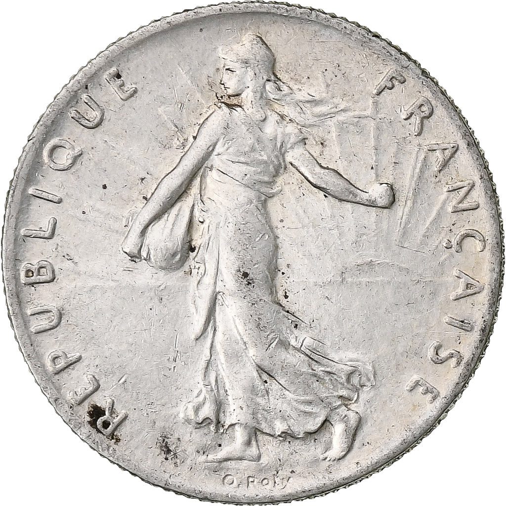 Francia, 50 Centimes, Semeuse, 1907, Paris, Plata, EBC, Gadoury:420, Le