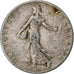 Coin, France, Semeuse, 50 Centimes, 1911, VF(20-25), Silver, KM:854, Gadoury:420