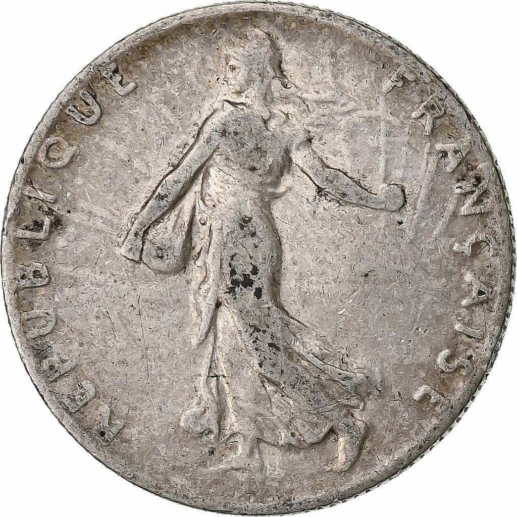 France, 50 Centimes, Semeuse, 1911, Paris, Argent, TB+, Gadoury:420, Le