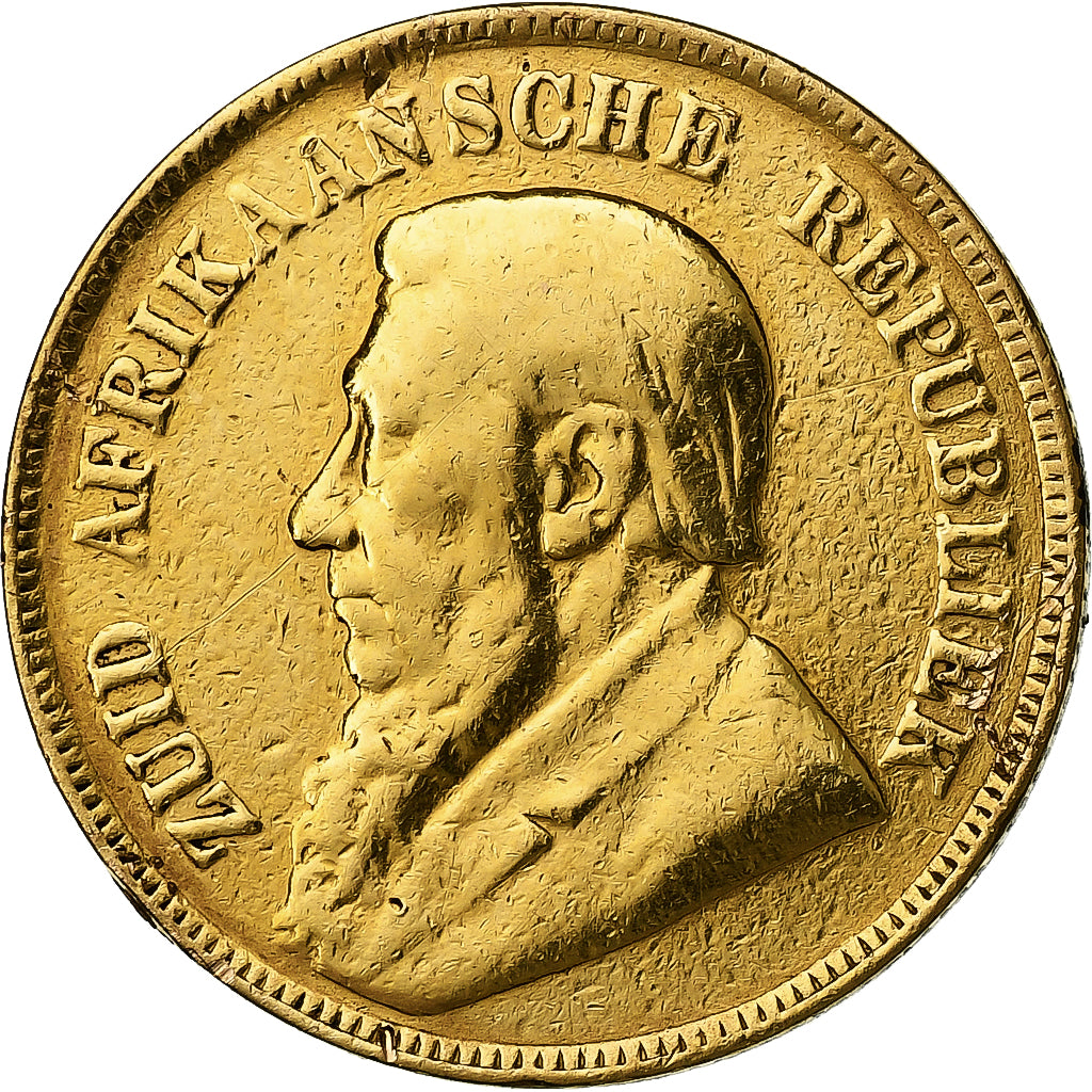 Moneta, Sudafrica, Pond, Een, 1898, BB, Oro, KM:10.2