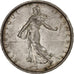 Francja, 5 Francs, Semeuse, 1966, Paris, Srebro, AU(55-58), Gadoury:770, Le